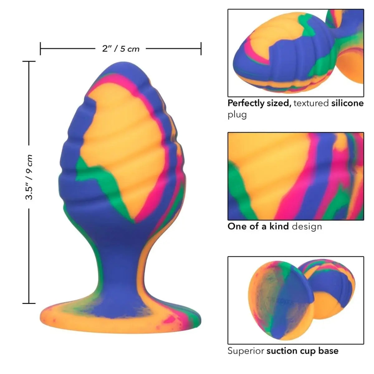 Cheeky™ Swirl Tie Dye Plug - Rolik®