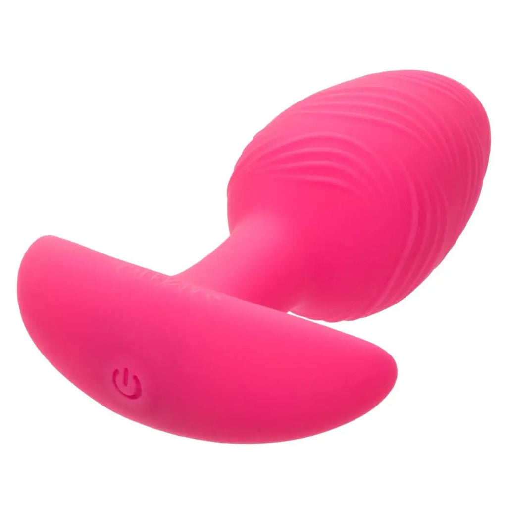 CalExotics® Cheeky™ Vibrating Glow - In - The - Dark Butt Plug - Rolik®