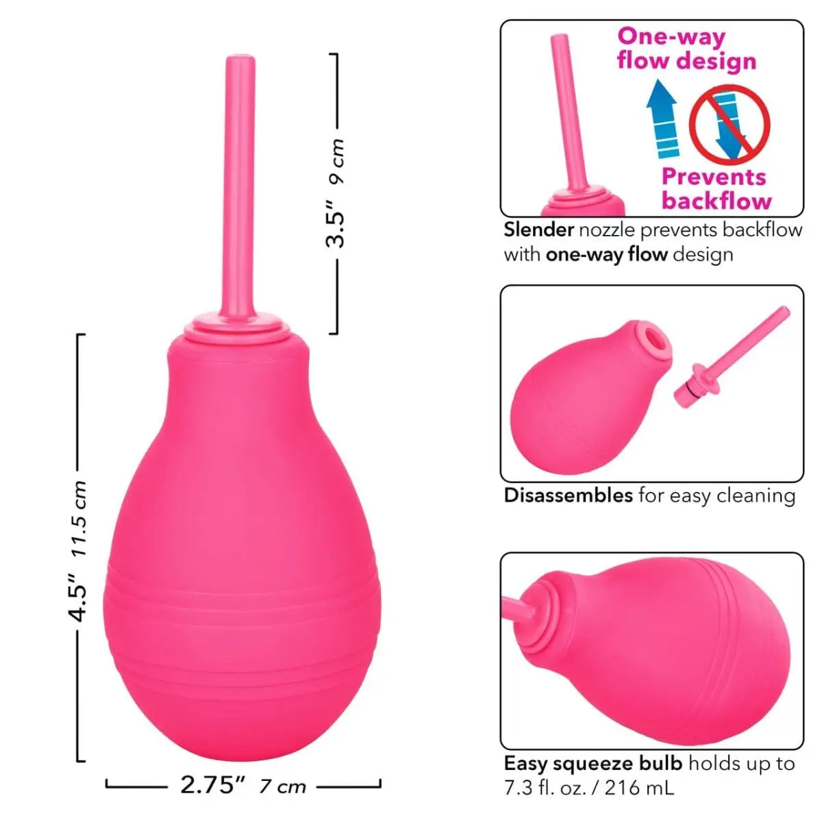 Cheeky™ One - Way Flow Douche - Rolik®