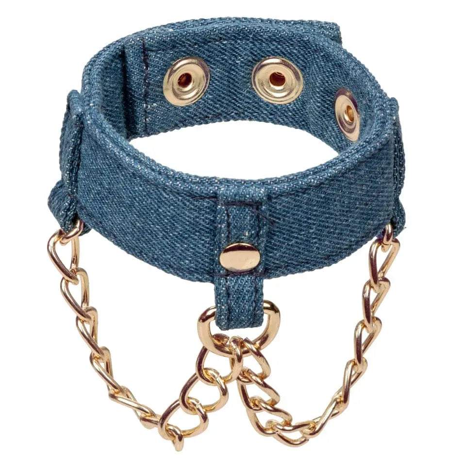 Ride 'em™ Premium Denim Collection Wrist Cuffs - Rolik®