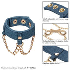 Ride 'em™ Premium Denim Collection Wrist Cuffs - Rolik®