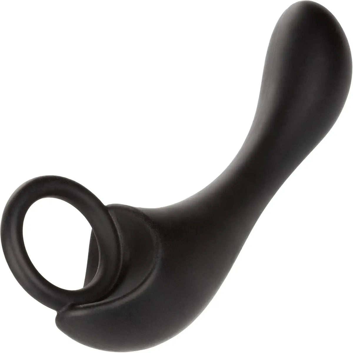 CalExotics® Dr. Joel Kaplan Silicone Prostate Locator - Ergonomic Anal Probe Black
