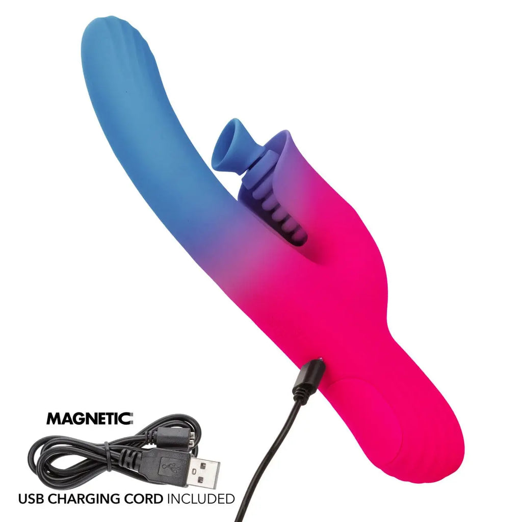 CalExotics® Elation™ Dual Stimulator with Suction Rolik®