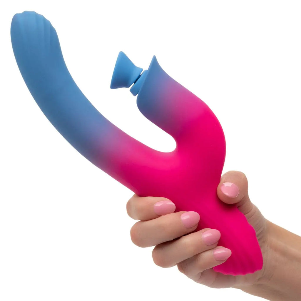 CalExotics® Elation™ Dual Stimulator with Suction Rolik®