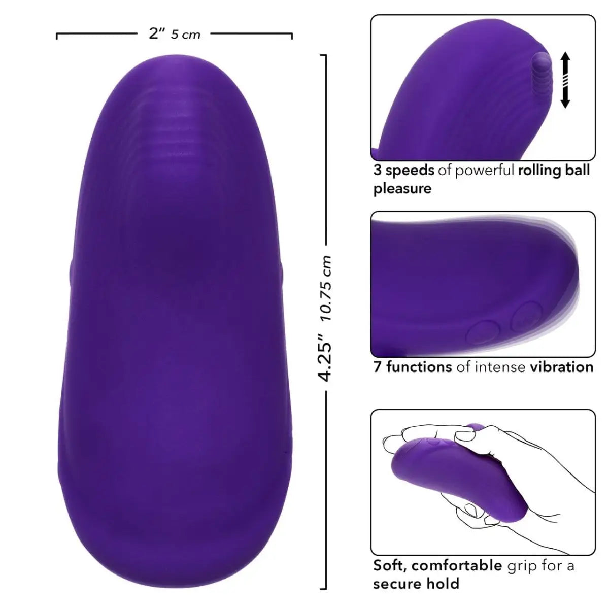 CalExotics® Envy™ Handheld Rolling Ball Vibrator - Rolik®