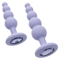 CalExotics® First Time® Crystal Beaded Duo – Beginner Anal Probe Set Lilac
