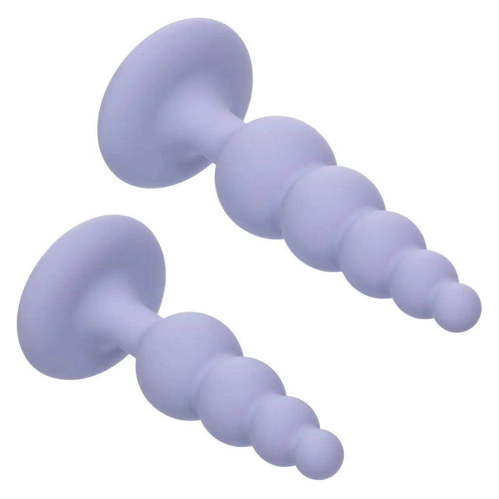 CalExotics® First Time® Crystal Beaded Duo – Beginner Anal Probe Set Lilac