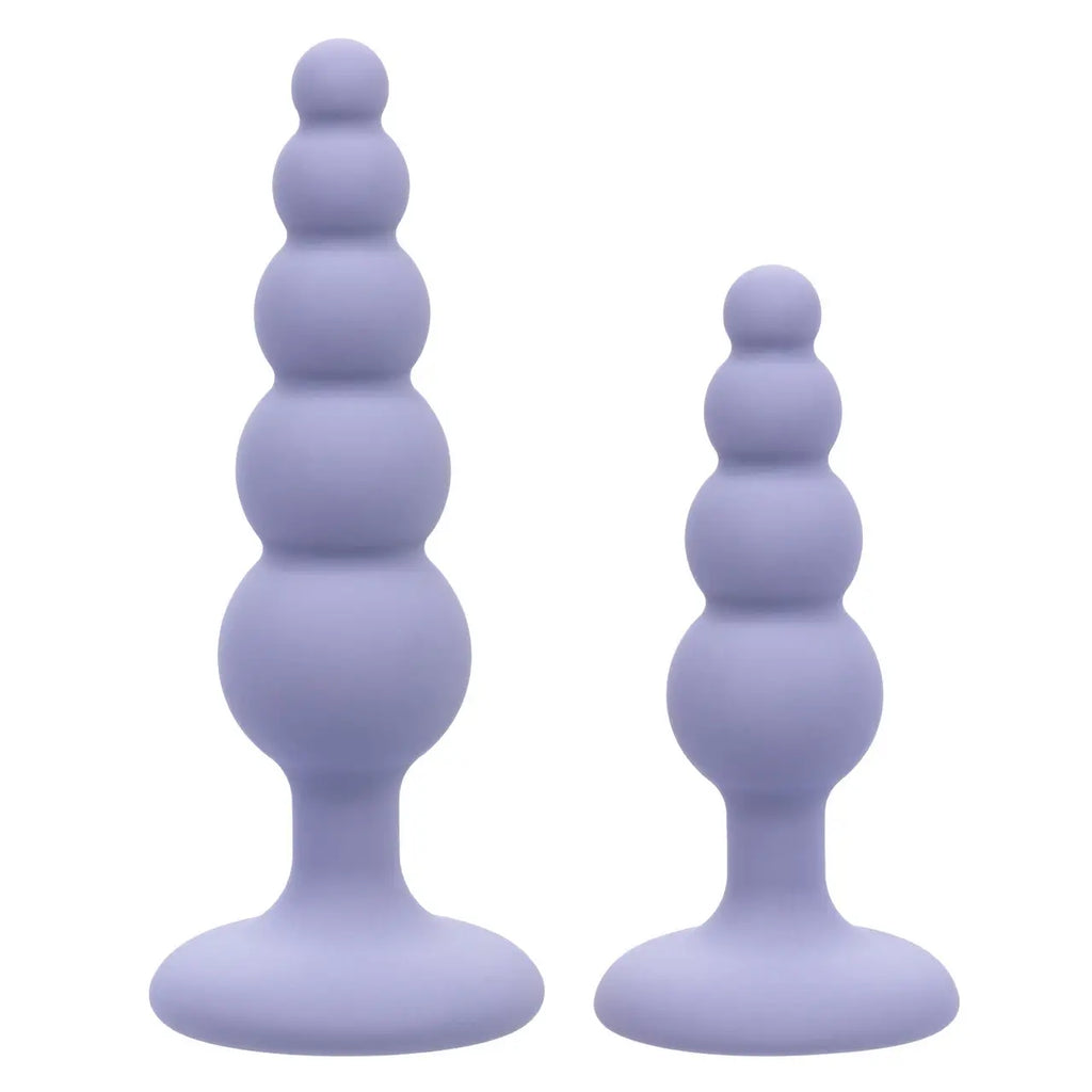 CalExotics® First Time® Crystal Beaded Duo – Beginner Anal Probe Set Lilac