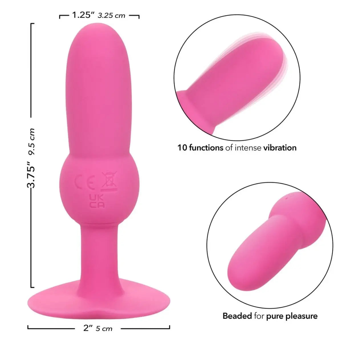 First Time® Vibrating Beaded Probe - Rolik®