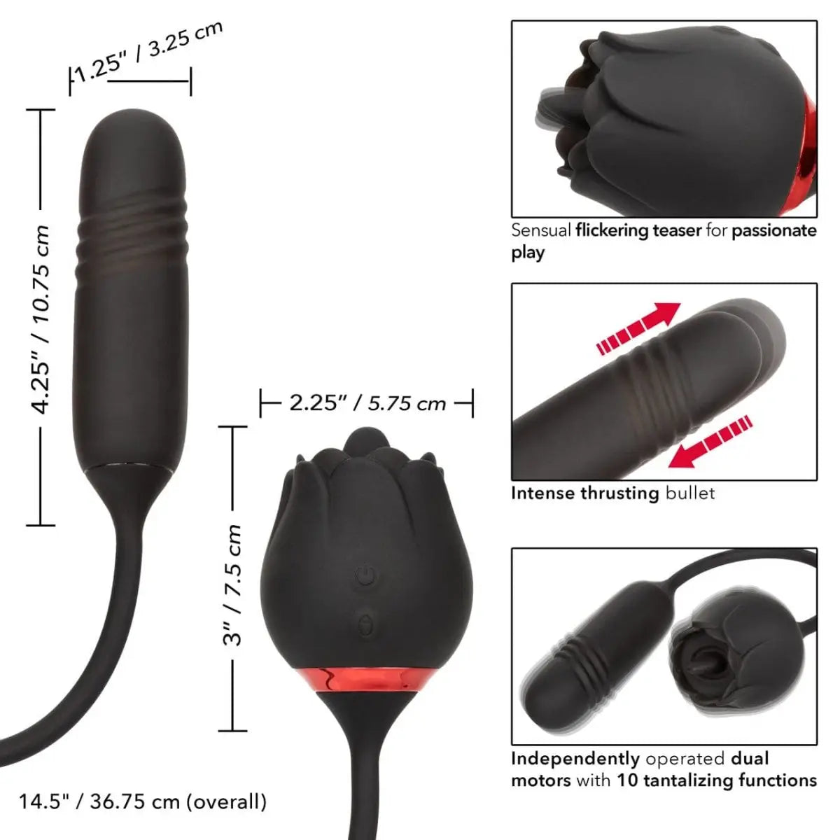 French Kiss™ Elite Romeo Flickering Teaser - Rolik®