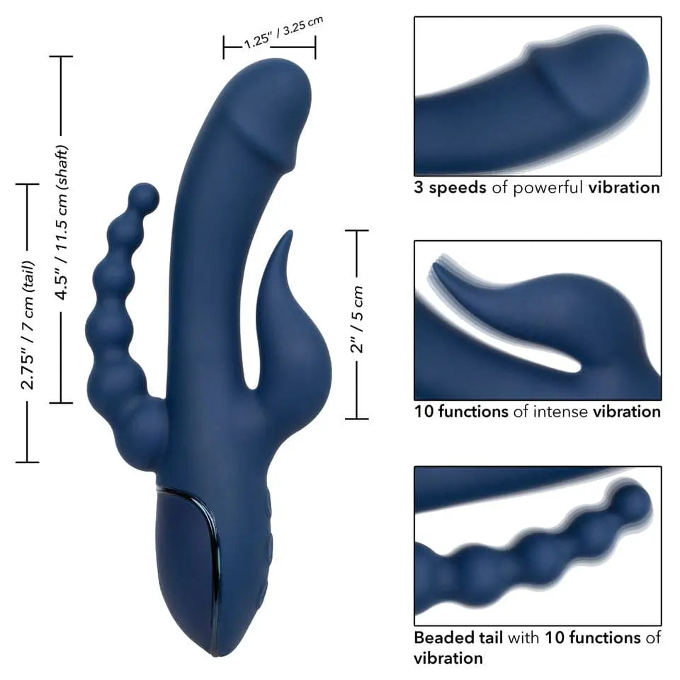III™ Triple Orgasm Rabbit Vibrator - Rolik®