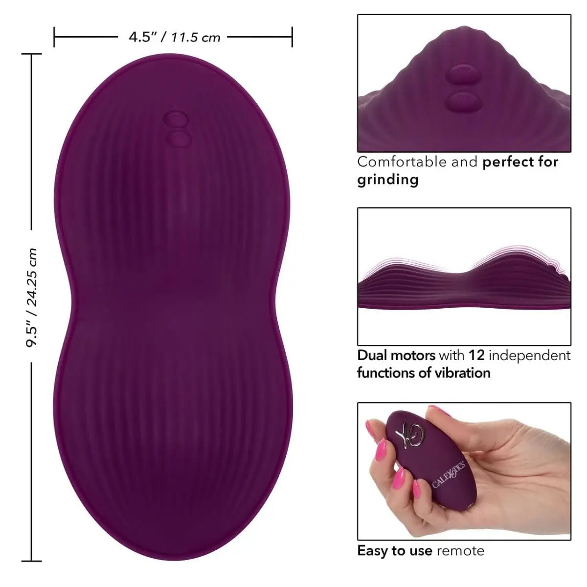 Lust® Remote Control Dual Rider Vibrator - Rolik®