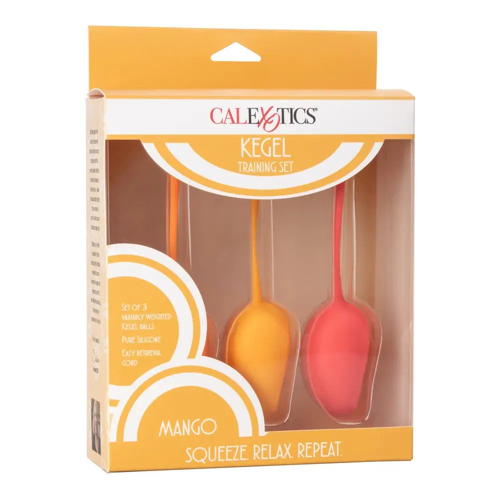 Mango 3-Piece Kegel Training Set - Orange - Kegels