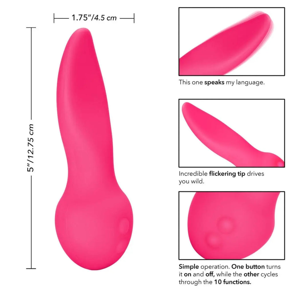 Mini Marvels Silicone Marvelous Flicker Vibrator - Rolik®