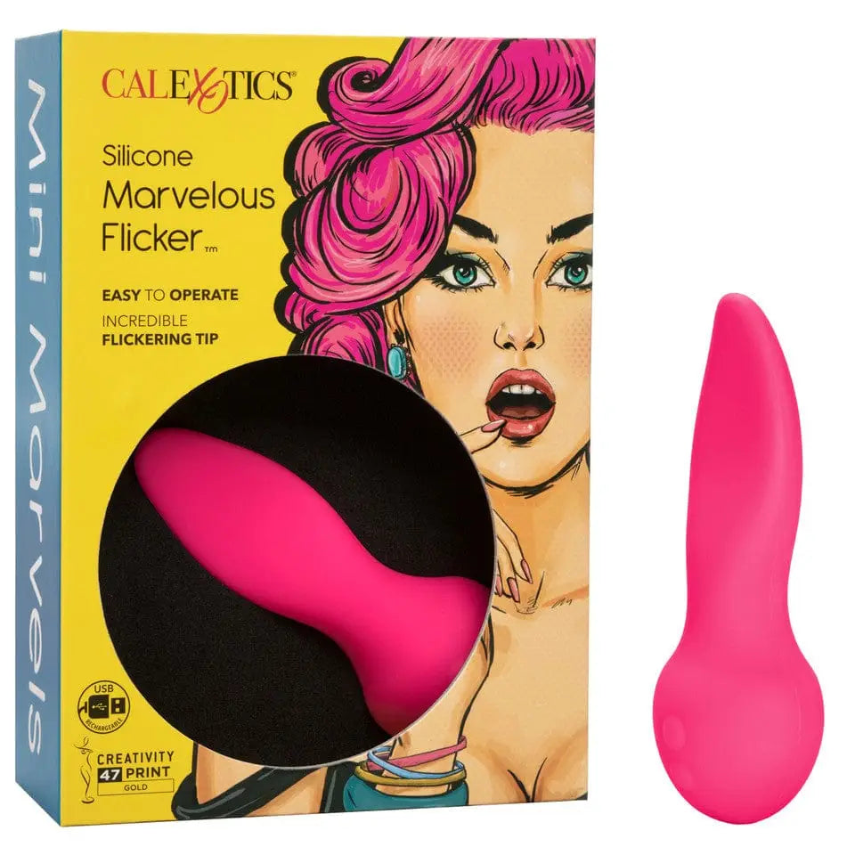 Mini Marvels Silicone Marvelous Flicker Vibrator - Rolik®