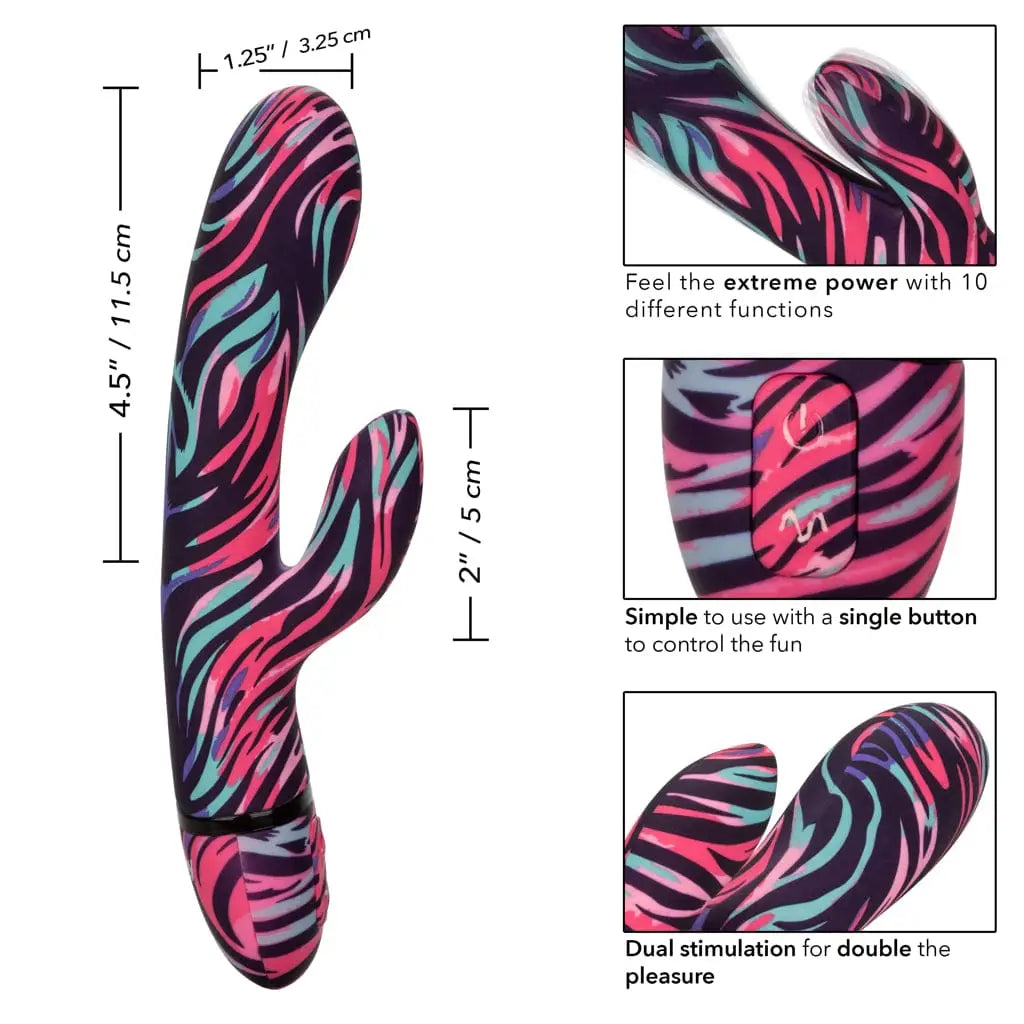 Naughty Bits® Ménage à Moi™ Dual Wand Vibrator - Rolik®