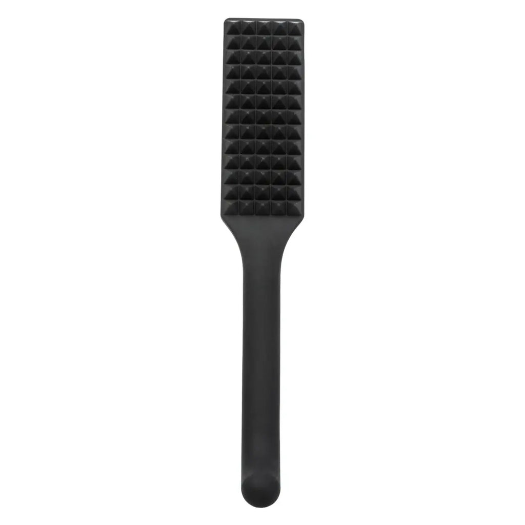 CalExotics® Nocturnal Collection Dual-Ended Silicone Spiked Paddle Black