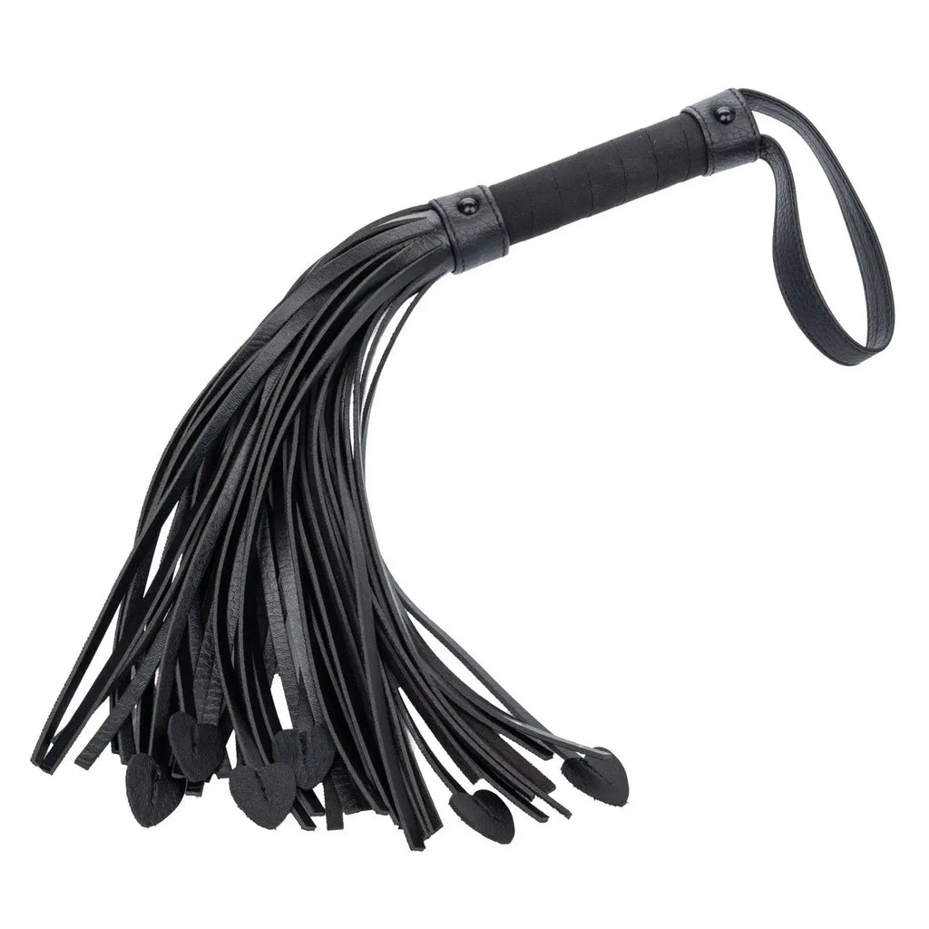 CalExotics® Nocturnal® Collection Heart Throb Flogger Black