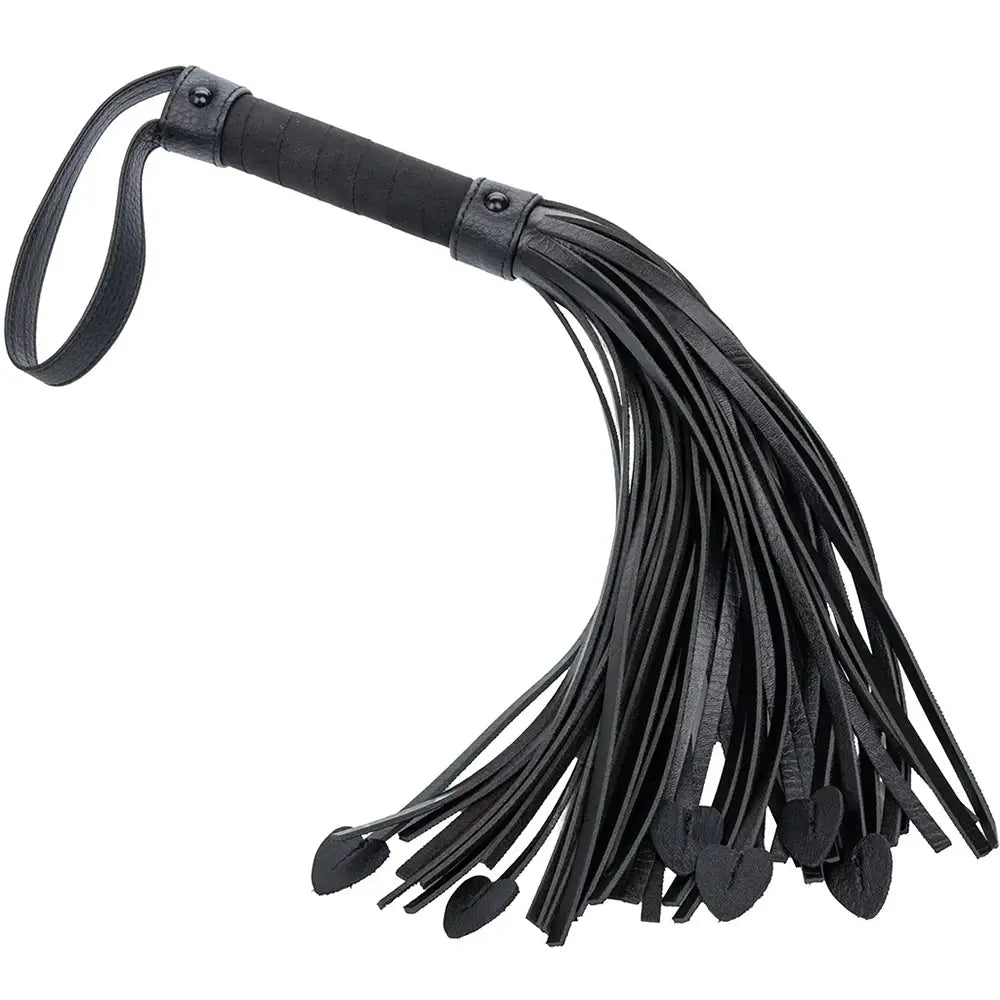 CalExotics® Nocturnal® Collection Heart Throb Flogger Black