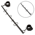 CalExotics® Nocturnal® Collection Spreader Bar with Cuffs Black