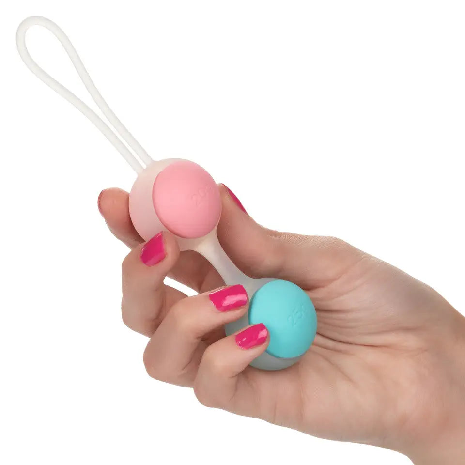 She-ology® Interchangeable Weighted Kegel Set - Rainbow - Kegels