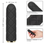 Raven™ Quilted Seducer Bullet Vibrator - Rolik®