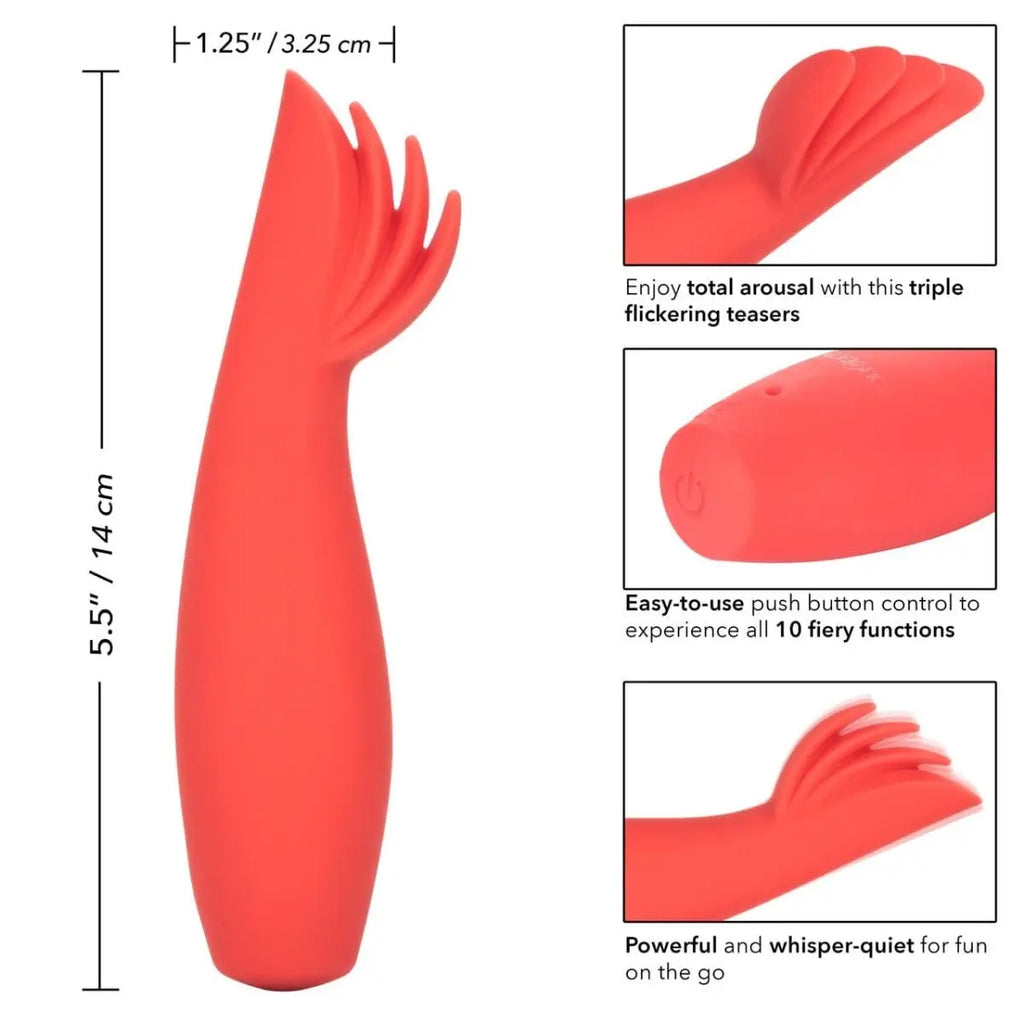 Red Hot™ Blaze Vibrator - Rolik®