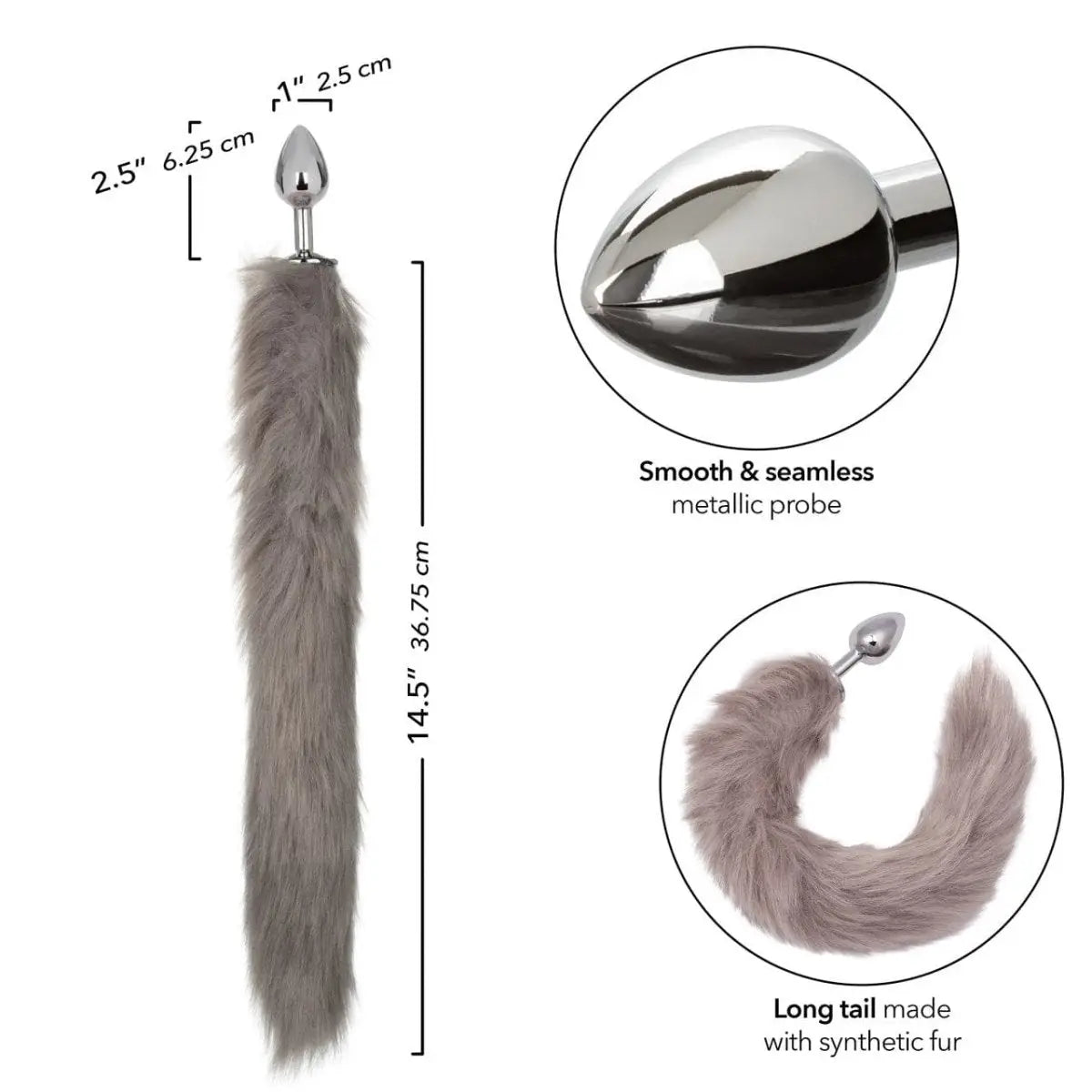 Running Wild™ Grey Tail Plug - Rolik®