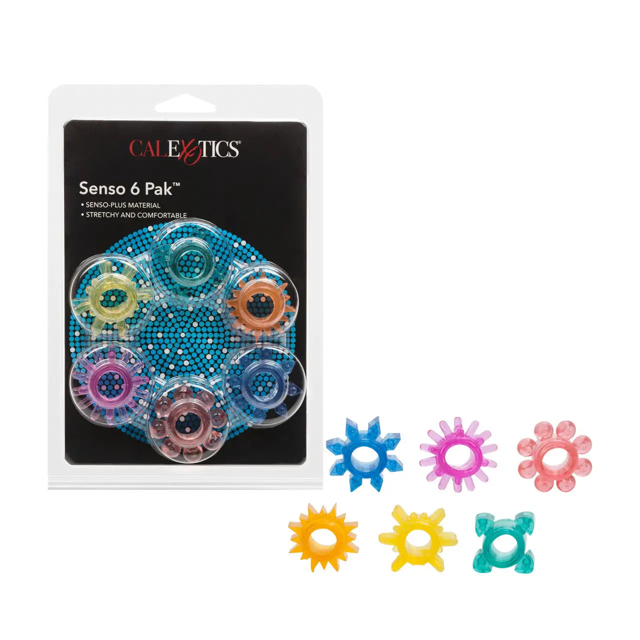 Rainbow Senso® C-Rings 6 Pak™