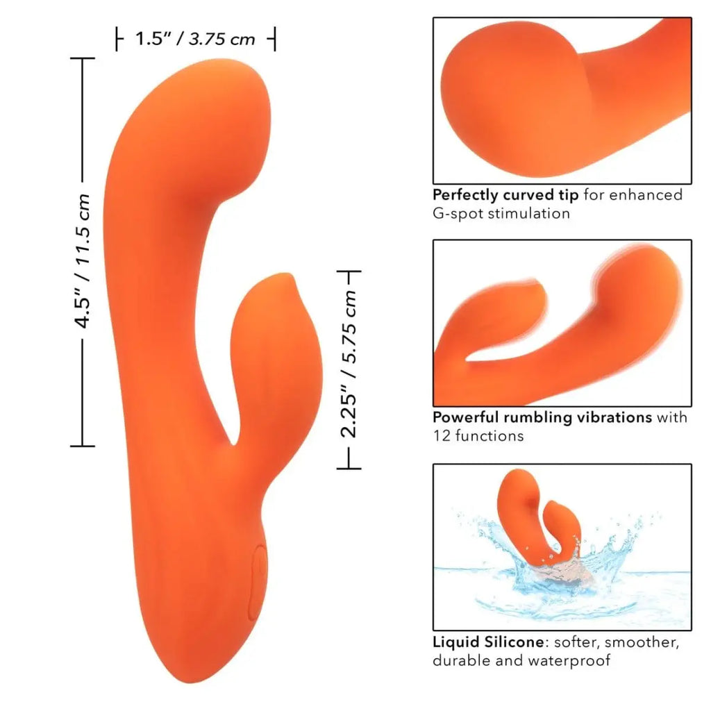 Stella™ Liquid Silicone Dual “G” Vibrator - Rolik®