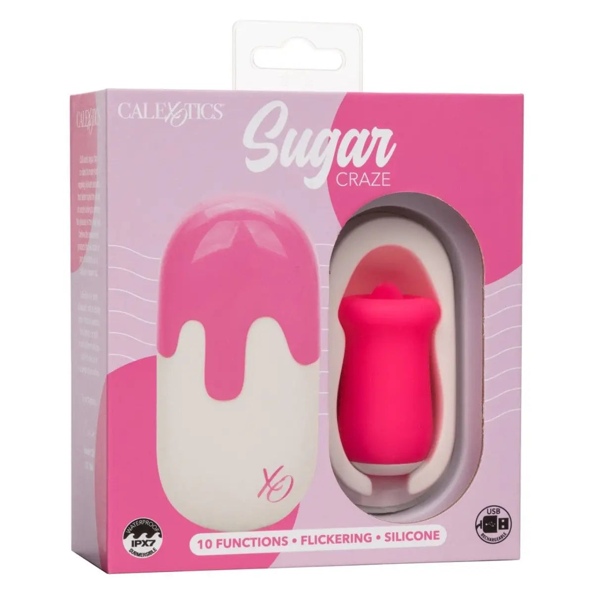 CalExotics® Sugar Craze Flickering Tongue Stimulator - Rolik®