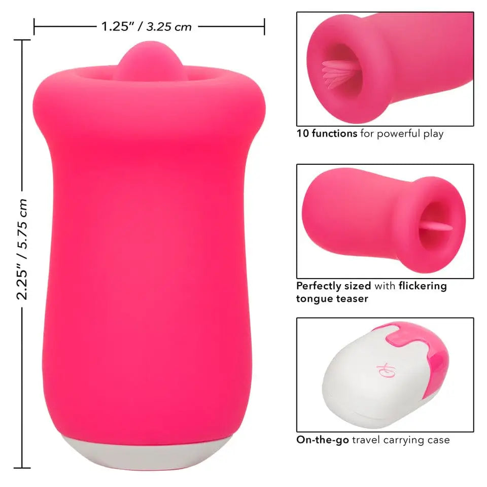 CalExotics® Sugar Craze Flickering Tongue Stimulator - Rolik®
