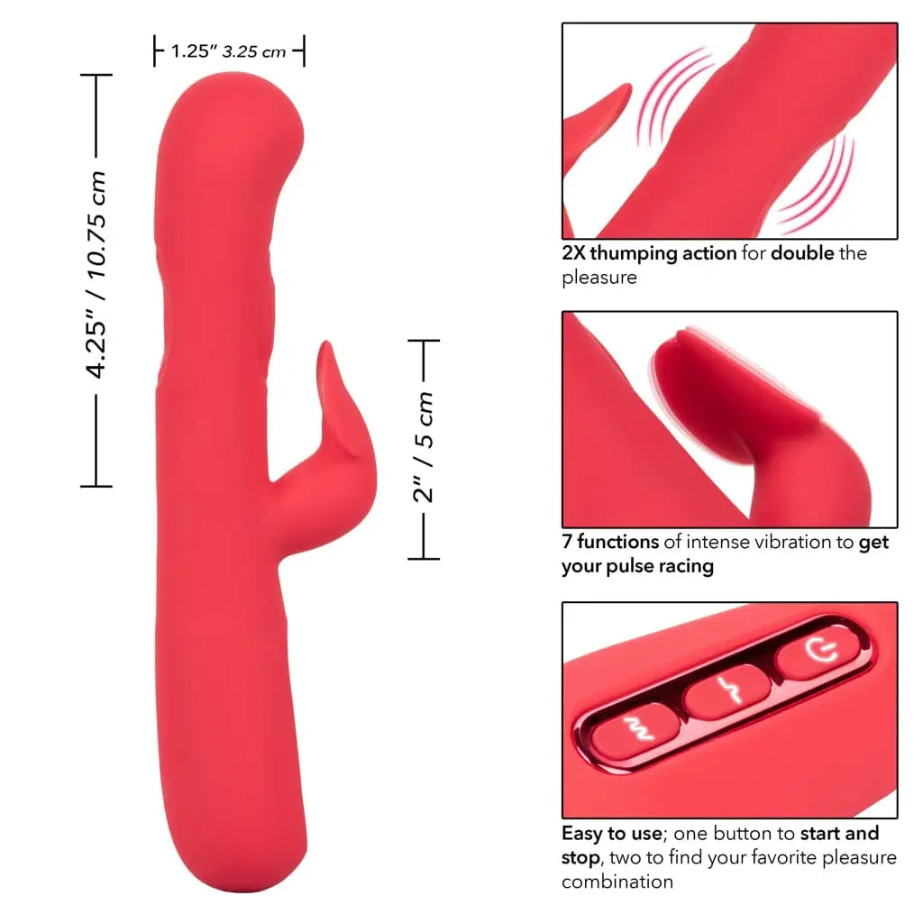 CalExotics® Throb Flutter Vibrator - Rolik®