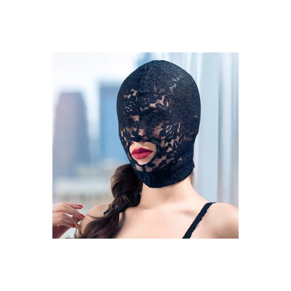 CalExotics Scandal Lace Hood - Black