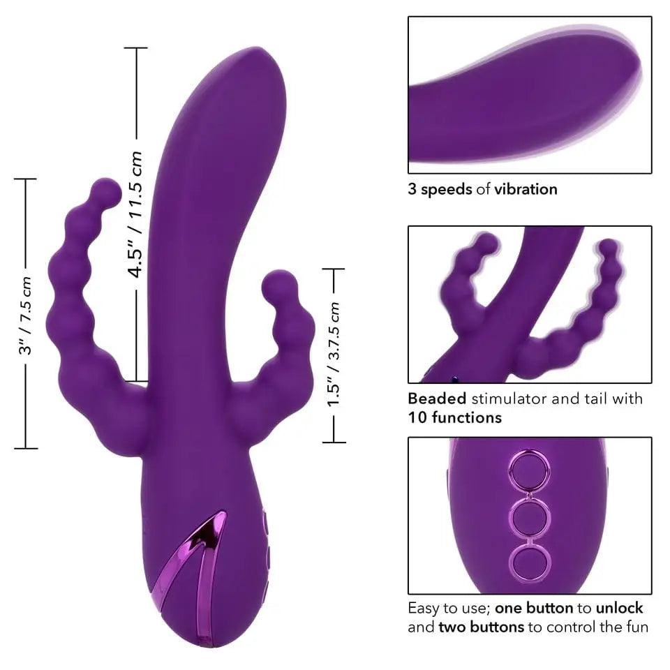 California Dreaming® Long Beach Bootylicious Vibrator - Rolik®