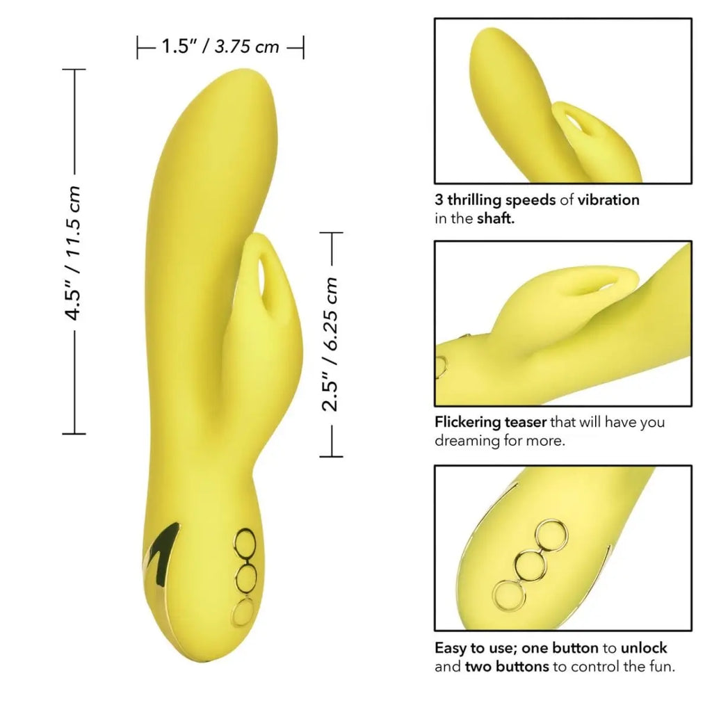 California Dreaming® Venice Vixen Rabbit Vibrator - Rolik®