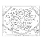 Calligraphuck F*cking Awesome Coloring Book - Rolik®