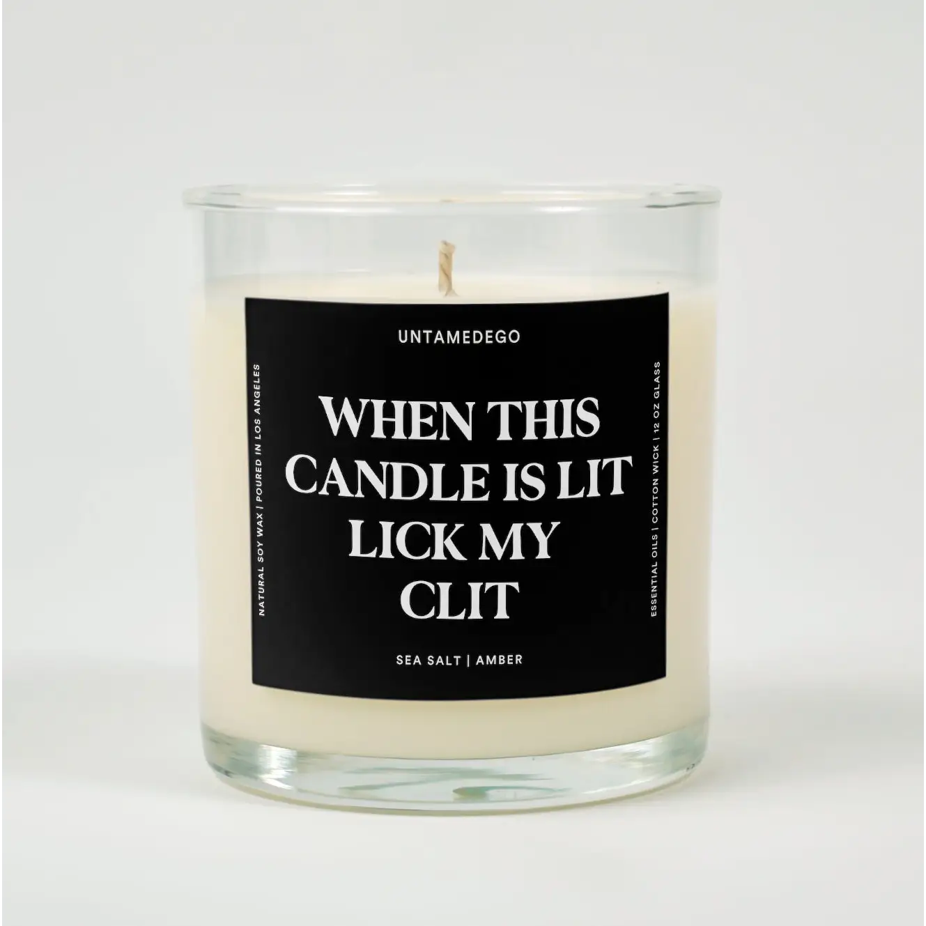 SEA SALT + AMBER When This Candle Is Lit Lick My Clit