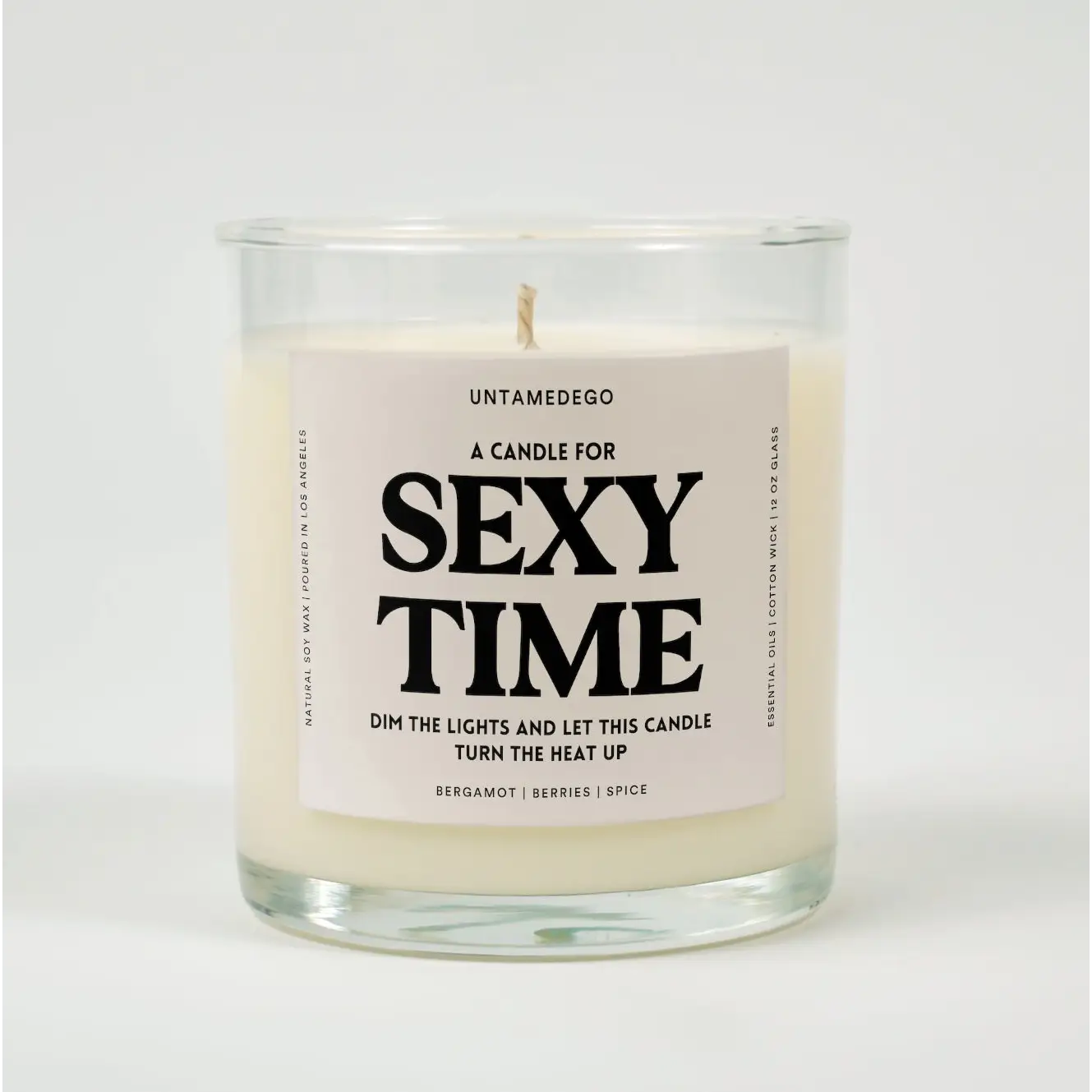 A Candle For Sexy Time Glass BERGAMOT + BERRIES + SPICE