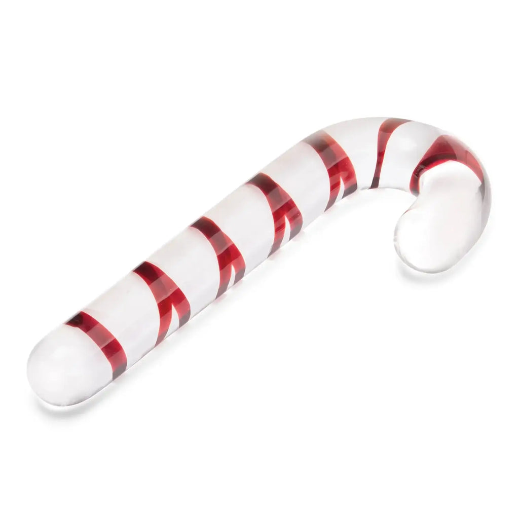 Candy Cane Dream 7.5’’ Glass Dildo