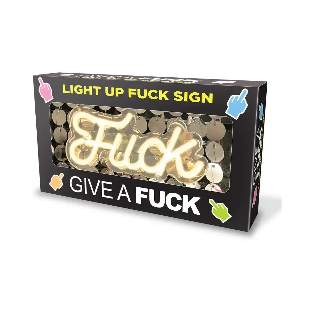 Candyprints® F*ck LED Light Up Sign - Lighting