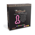 Candyprints® Glitterati Penis Party LED Neon Pink Sign - Lighting