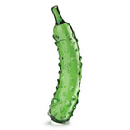 Green Caressing Cucumber 8.25’’ Glass Dildo