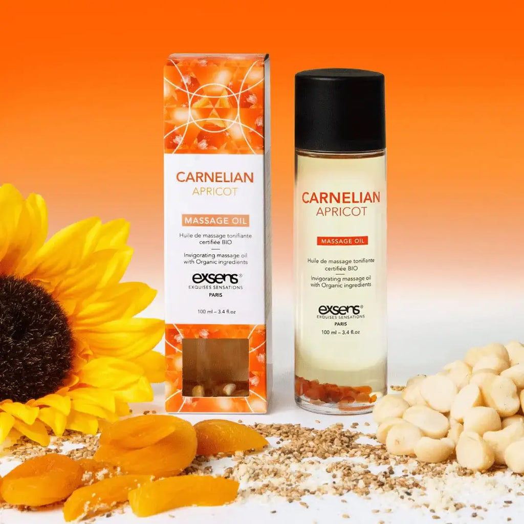 Carnelian Apricot Invigorating Massage Oil - 3.4 fl. oz.