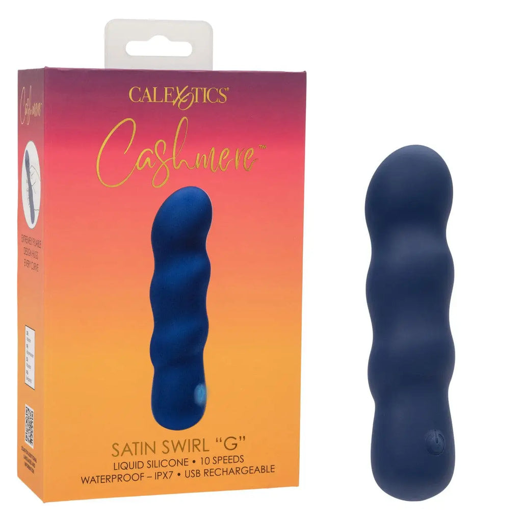 CalExotics® Cashmere® Satin Swirl G Vibrator - Rolik®