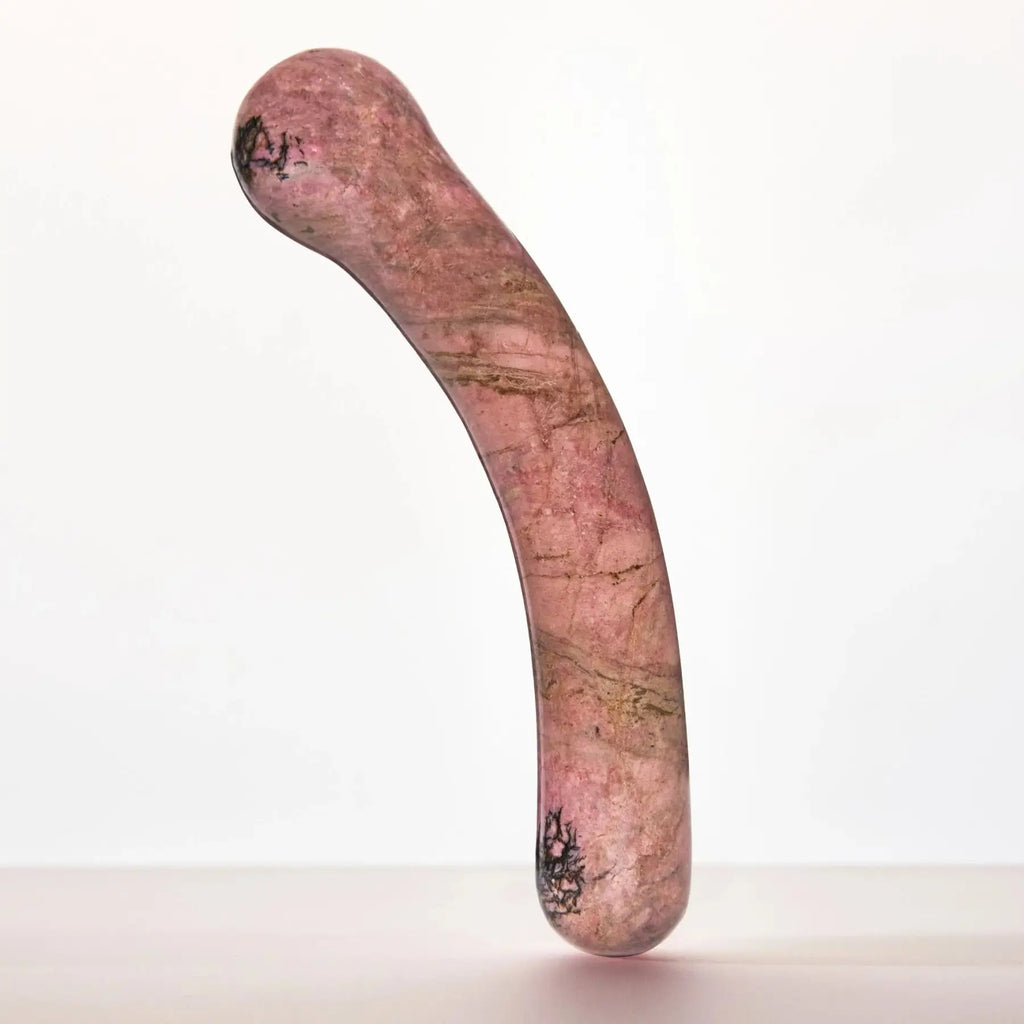 Chakrubs Anahata Curve Rhodonite Wand