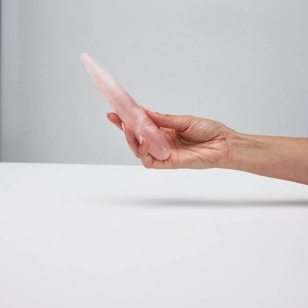 Pink Chakrubs Heart Slim Rose Quartz Wand