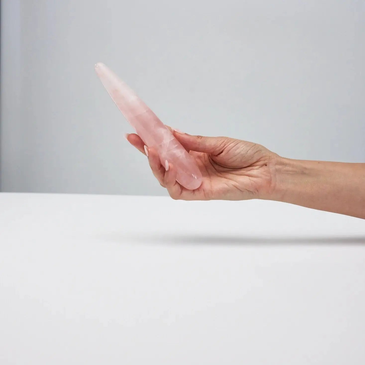 Pink Chakrubs Heart Slim Rose Quartz Wand