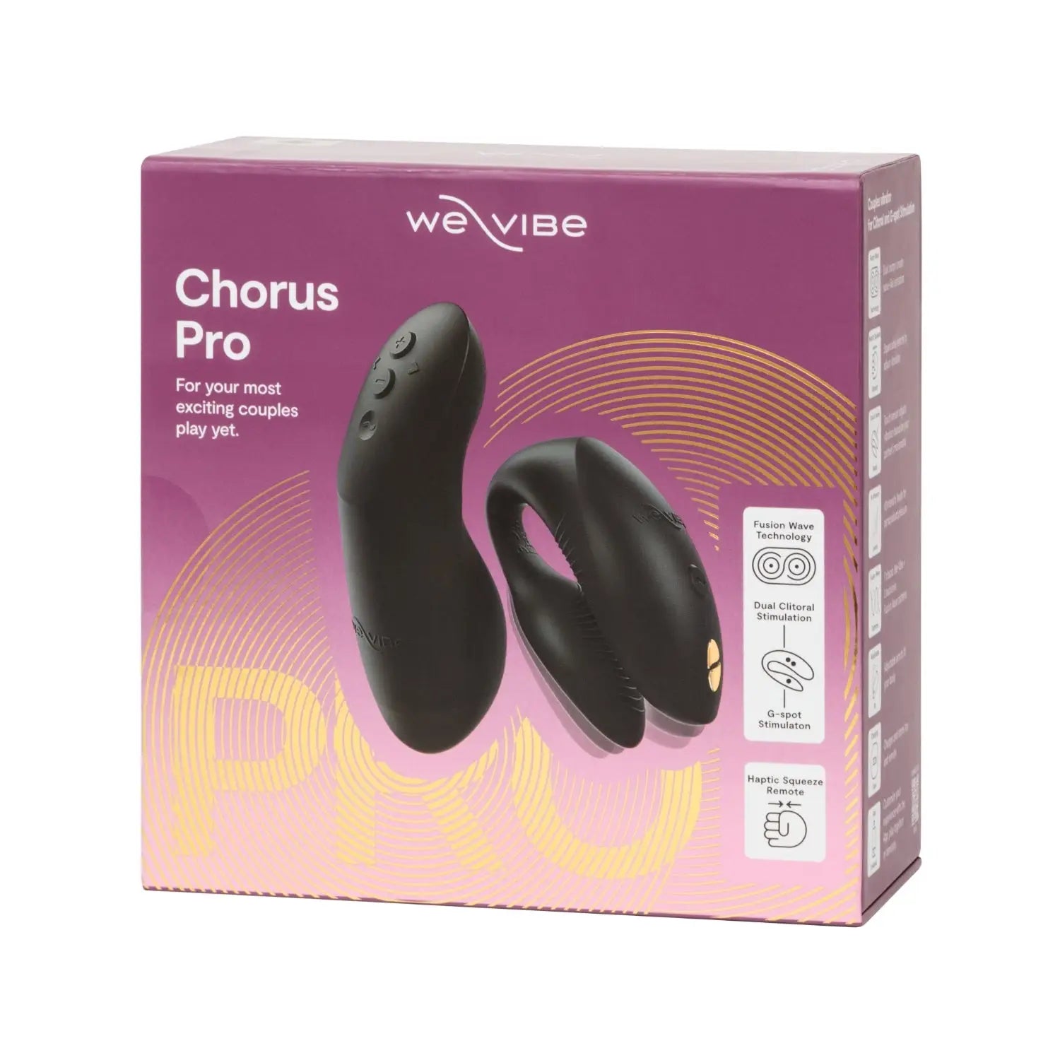 Chorus Pro Couples Vibrator with Remote