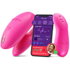 Electric Pink Chorus Pro Couples Vibrator with Remote